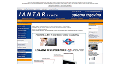 Desktop Screenshot of jantartrade.si